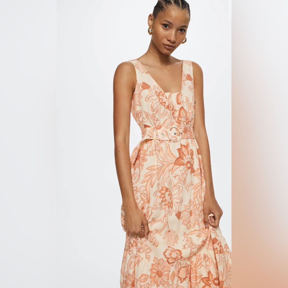 Mango floral sundress